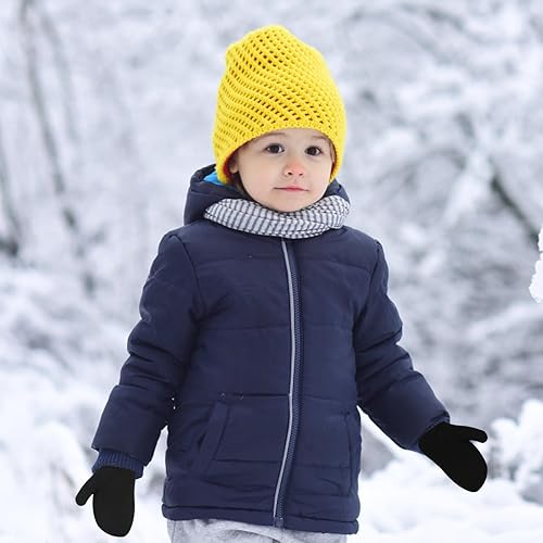 Miniatura 4 de ONESING 12 pares de mitones para bebés, guantes cálidos para recién nacidos, guantes de invierno para bebés y niñas