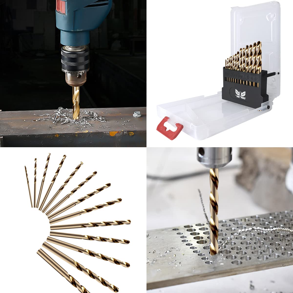 Cobalt Drill Bit Set - 13 Piece M35 