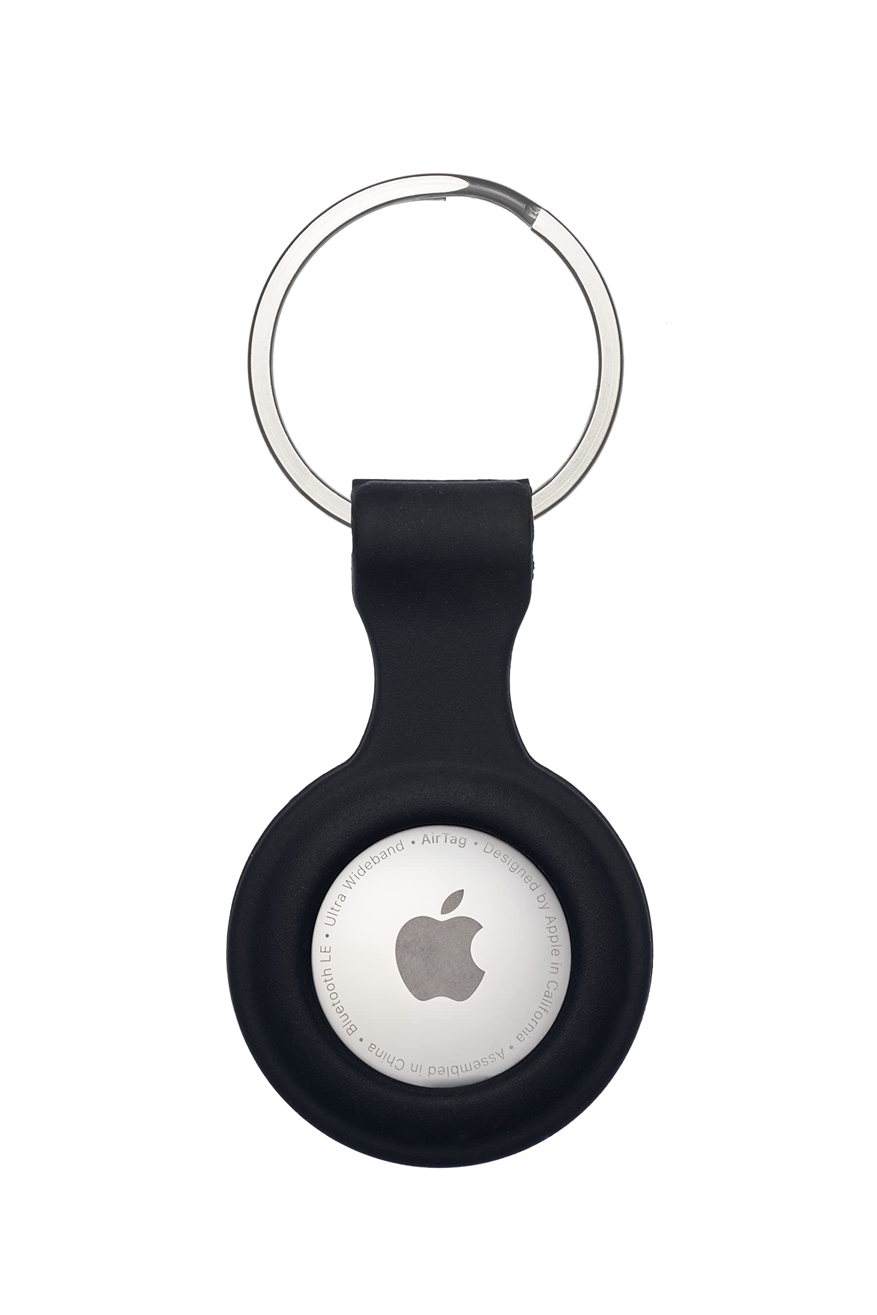 Apple AirTag Keychain Silicone Case Holder, Safety Accessory Set with Hook for AirTag GPS Tracker Bluetooth. Protect Keys, Bags, Luggage & Bikes, Anti-Lost Dog & Cat Collars.