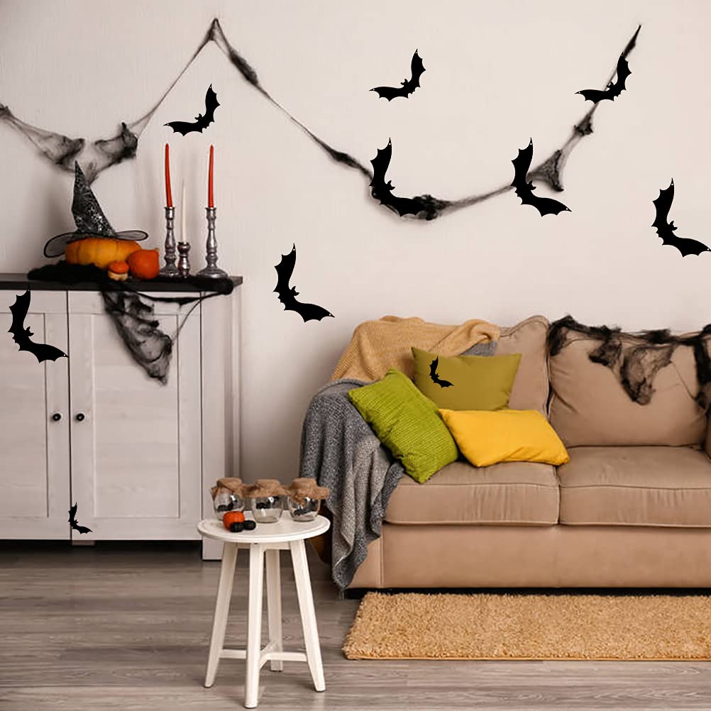 Kit 18 Pipistrelli Decorazione Casa ACTOYS Decorazione Per Halloween A Pipistrello, 20 Pezzi, In Gomma Divertente Per Decorazioni Da Appendere, Bomboniere, Casa, Tavolo E Giardino Addobbi Halloween Realistici
