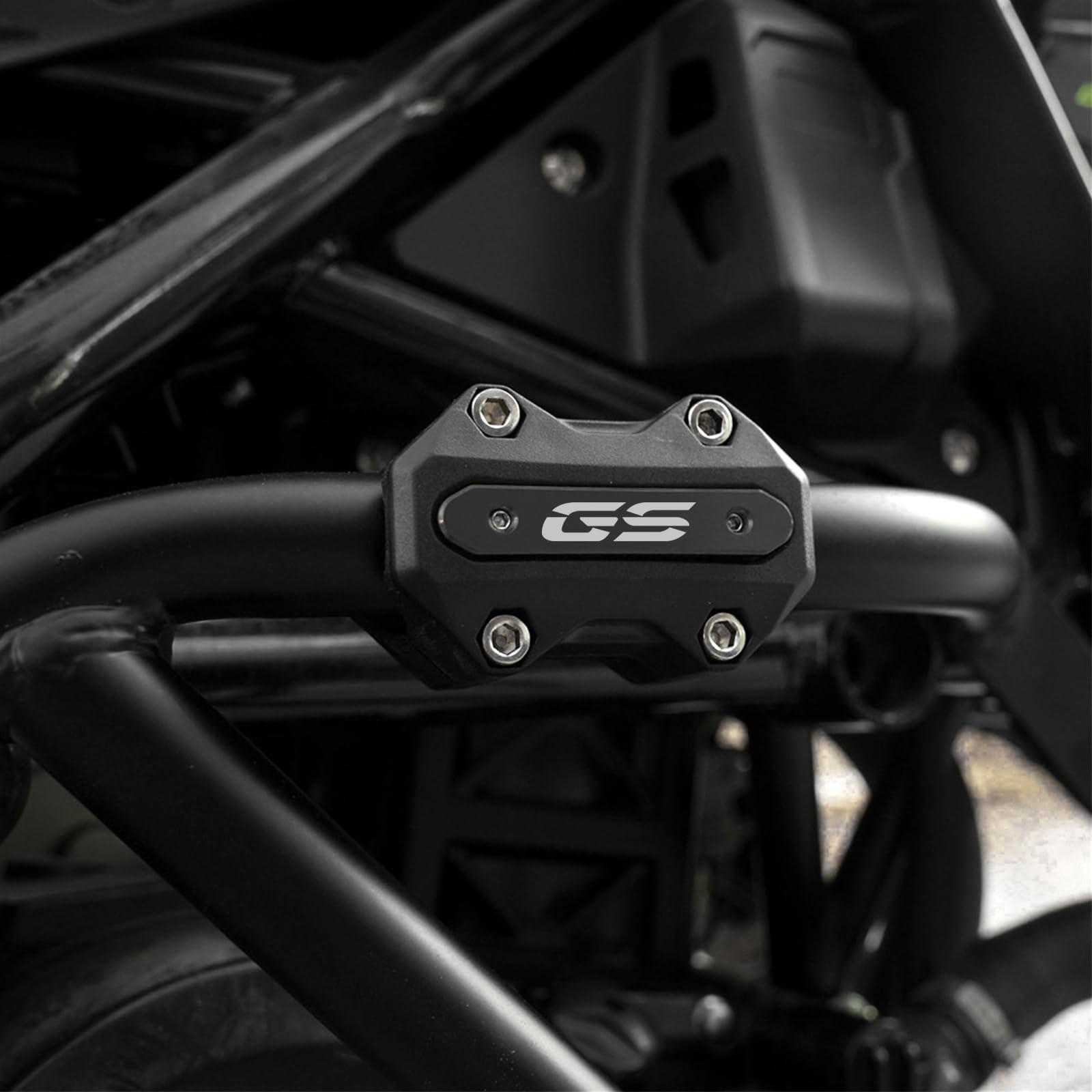 Universale Accessori moto per R1250GS R1200GS LC ADV F850GS F750GS F650GS G310GS Barra Anticollisione Protezione Paraurti Blocco Decorativo (Grigio)