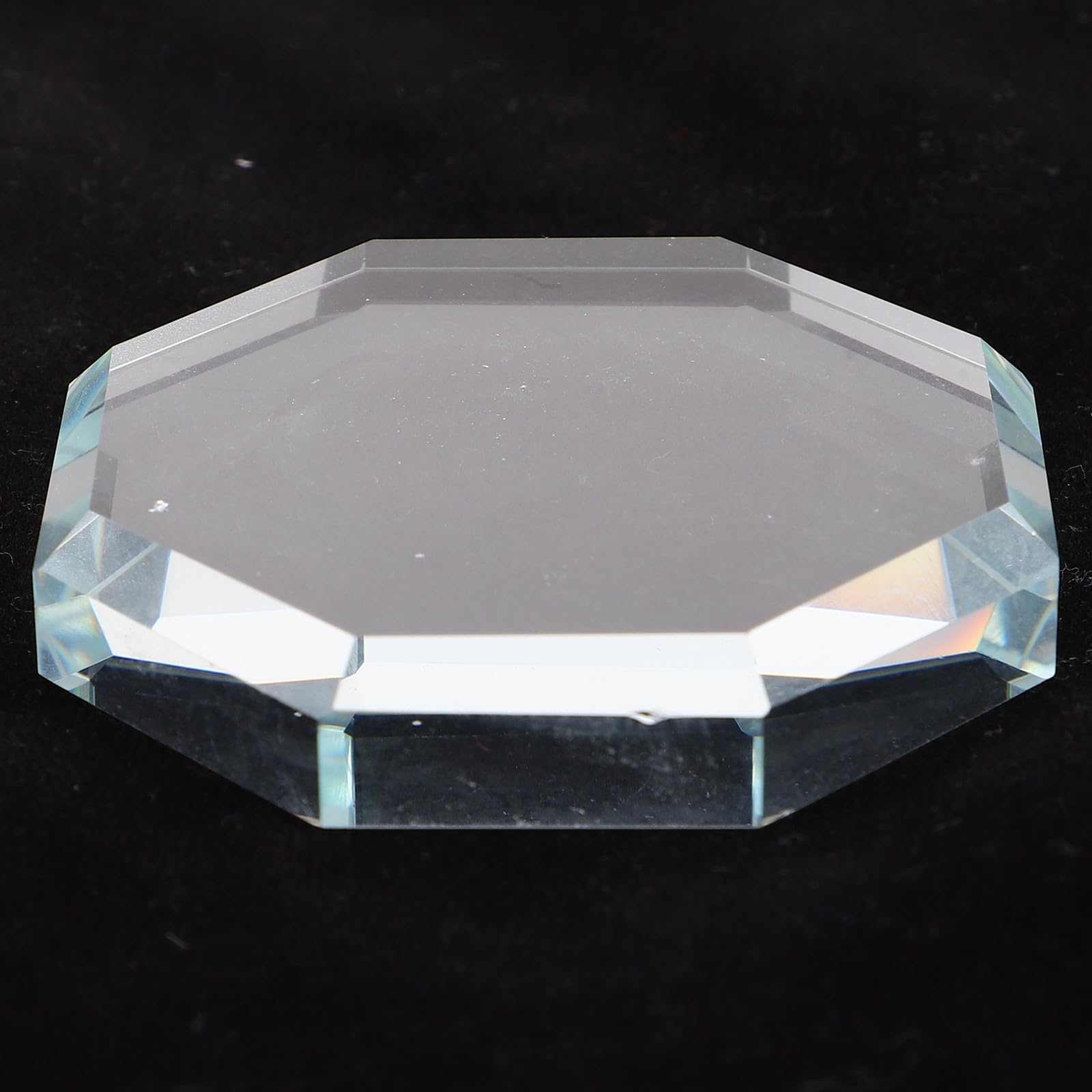8 Stück Teiliges Durchsichtiger Glas nähgewichte mit Einzigartiger Achteckform für Präzises Zuschneiden von Stoffen und Quilting Mustern Robust Vielseitig für Nähen und Basteln