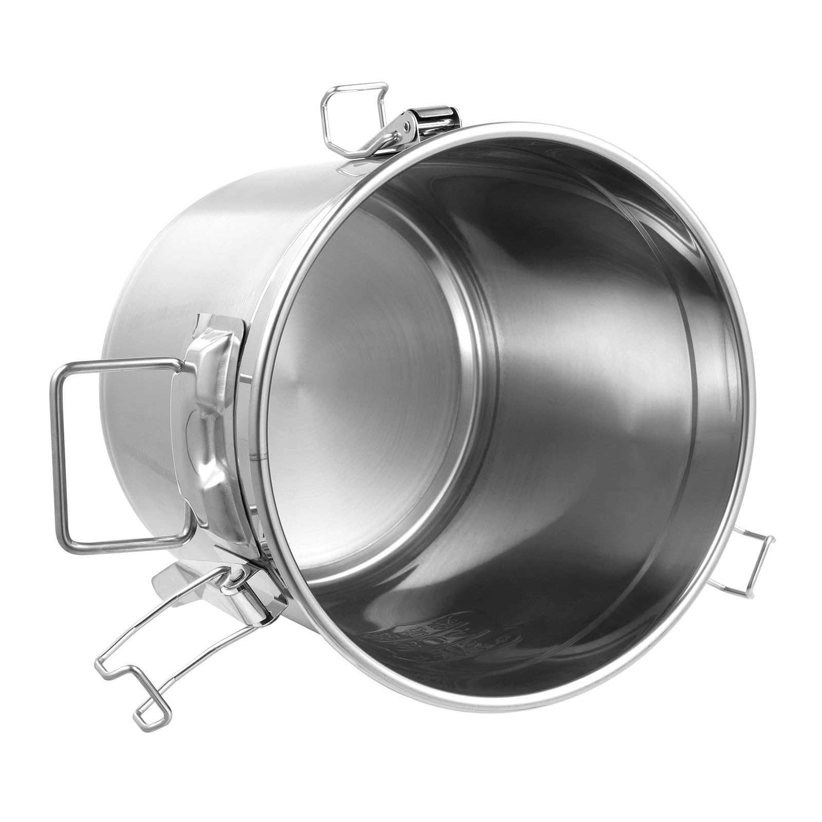 Pentola in Acciaio Inossidabile con Rubinetto 201,contenitori Bidone in Acciaio Inox per Olio Contenitore per Olio con Rubinetto Caraffa per Il Trasporto di Latte TW,Capacity-5L