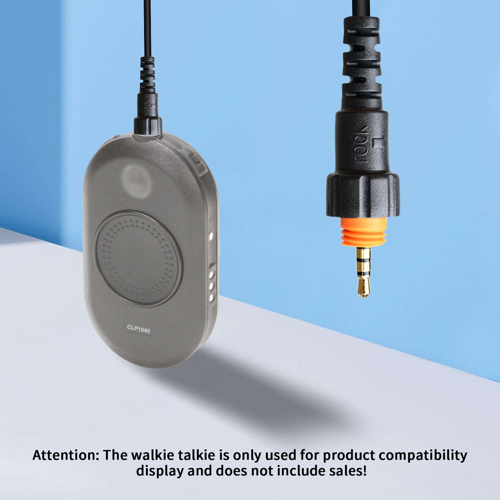 Dwukierunkowy radiowy zestaw słuchawkowy słuchawki z mikrofonem PTT do Motorola Walkie Talkie clp clp1010 clp1040 clp1060 clp1080 (w kształcie G)