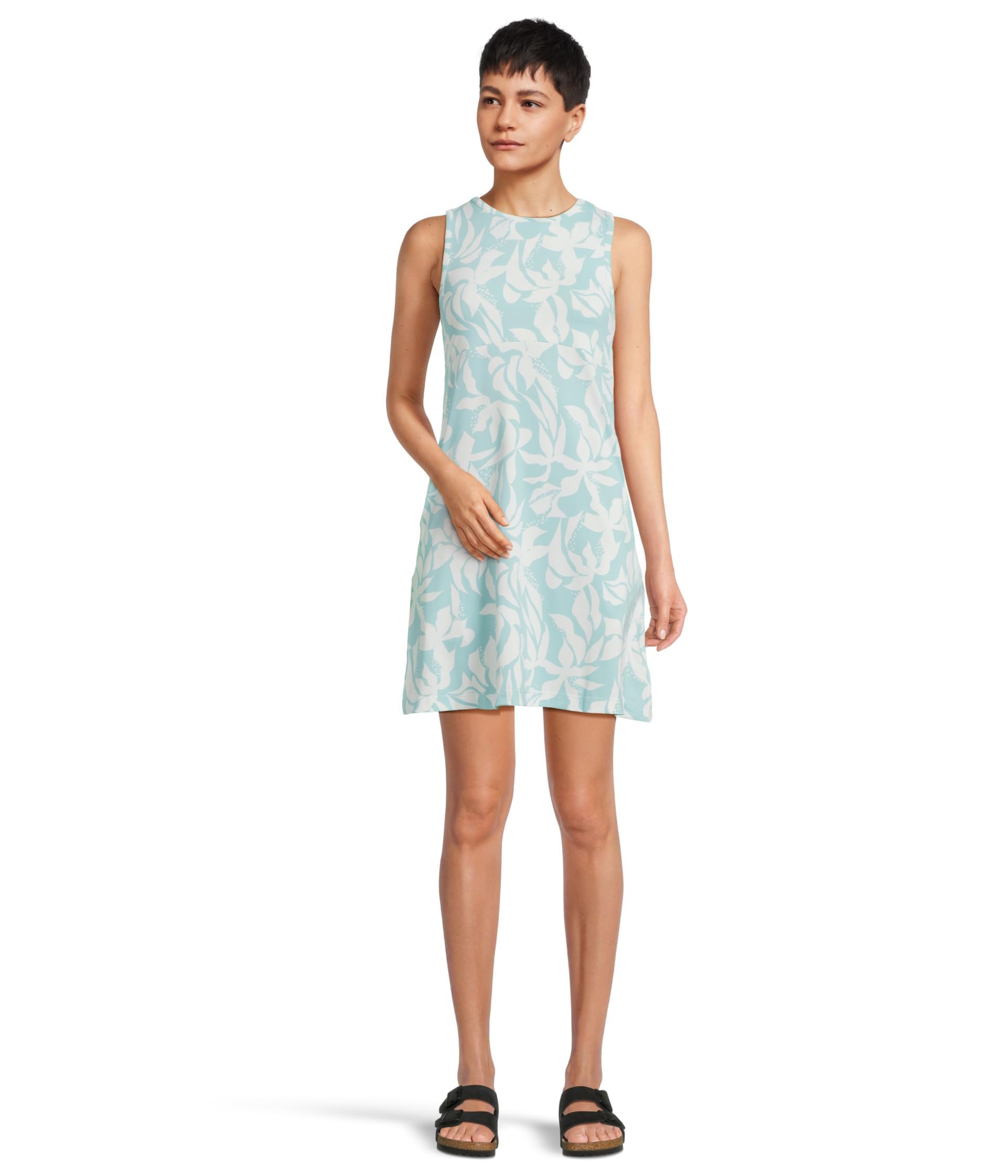 Columbia Women's Freezer Tank Dress, Spray Broadleaf, XXL
