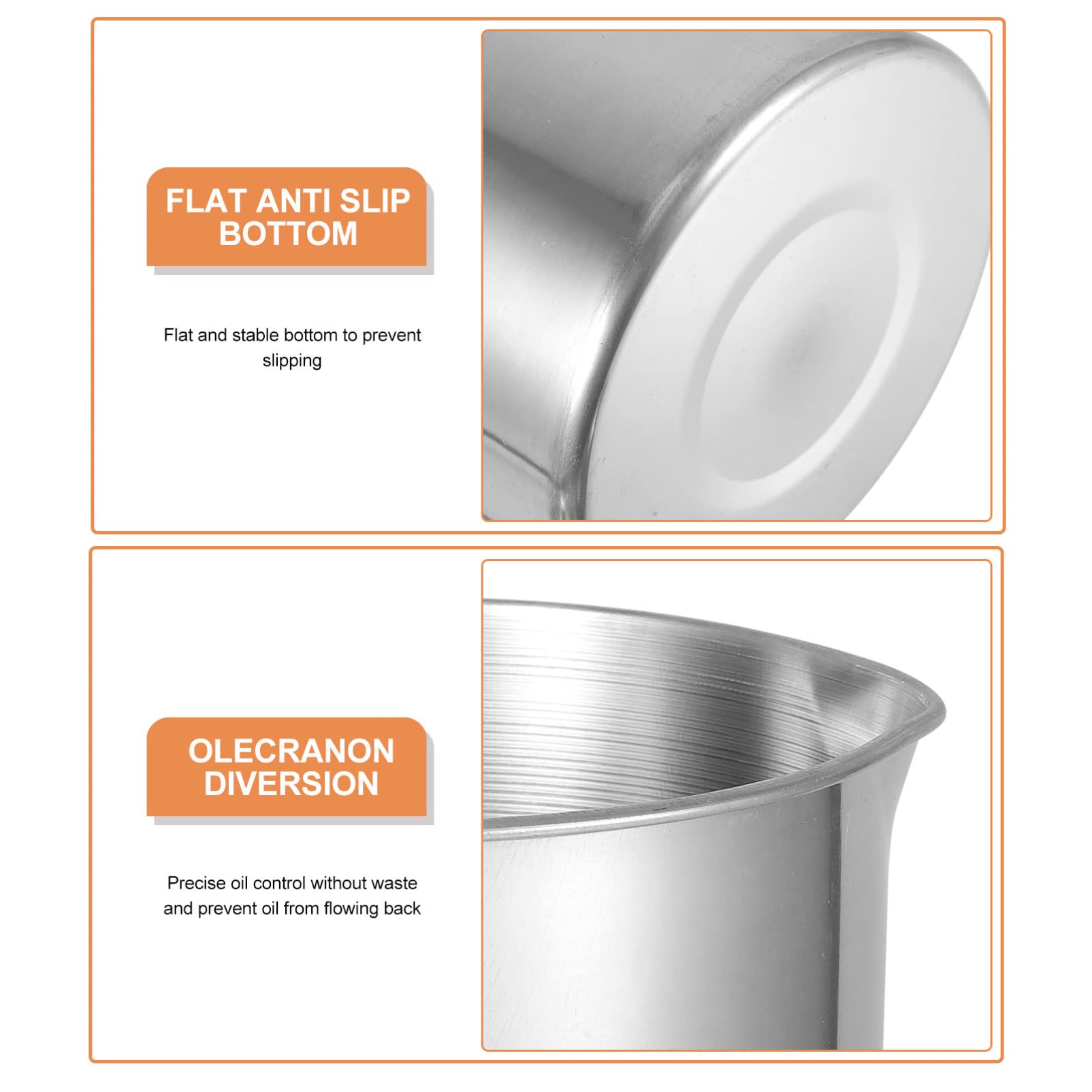 Contenitore Grasso Pancetta Acciaio Inox - Con Filtro, 1.3L, Anti-polvere - Foto 9