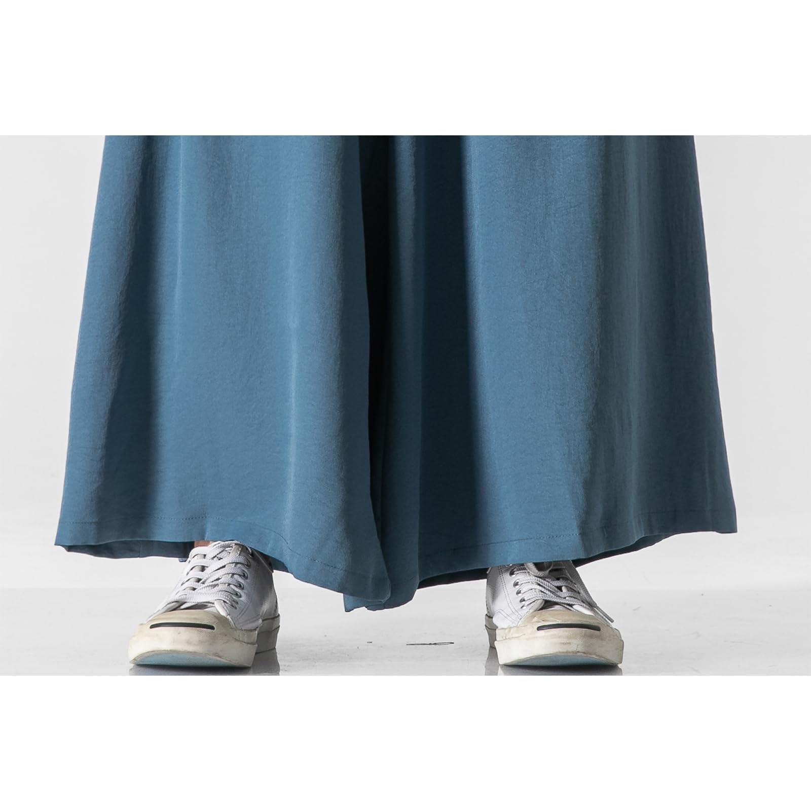 GURUNVANI Pantalones de yoga japoneses de pierna ancha para hombre, pantalones holgados de hip hop