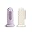mushie Baby Finger Toothbrush (Soft Lilac/Ivory) 2-Pack