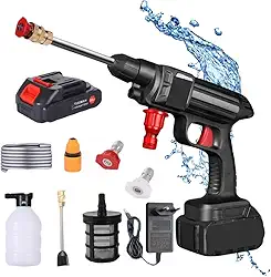 Lavadora De Alta Pressão Recarregável Portátil Para Carros