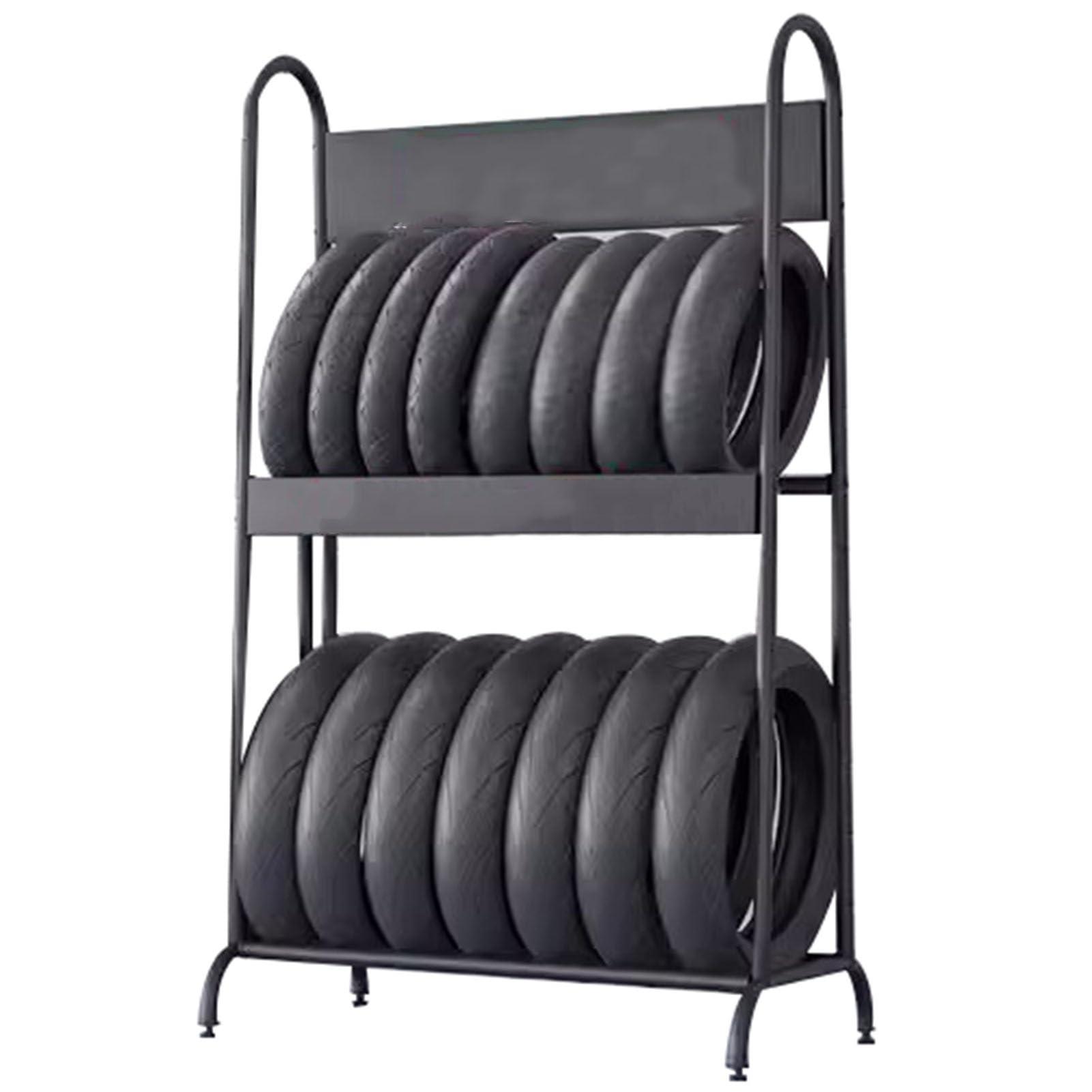 Support de pneu au sol pour garage et atelier | Étagère robuste pour pneus