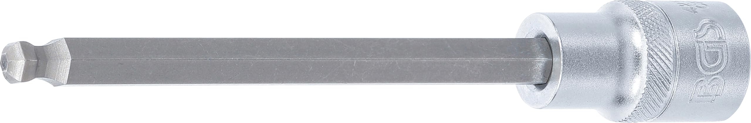 BGS 4258-7 | Bit Socket | length 140 mm | 12.5 mm (1/2") Drive | internal Hexagon with Ball Head 7 mm