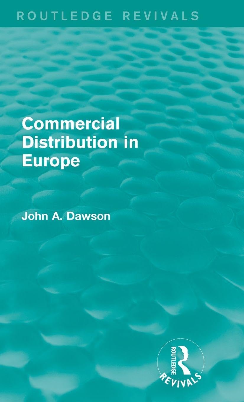 Commercial Distribution in Europe (Routledge Revivals)