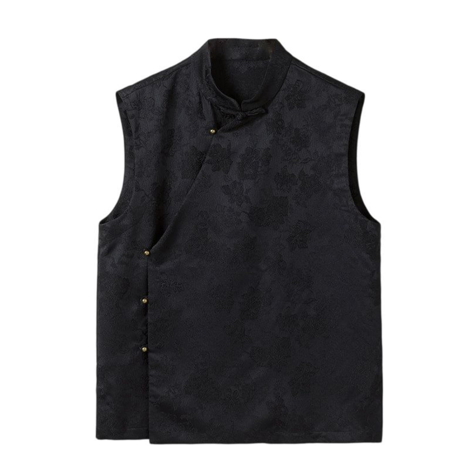 Chaleco traje largo estilo chino para hombre: viste original sin traje 6