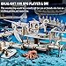 3D RPG Miniatures Ship Wood Laser Cut, 3-Level with 1