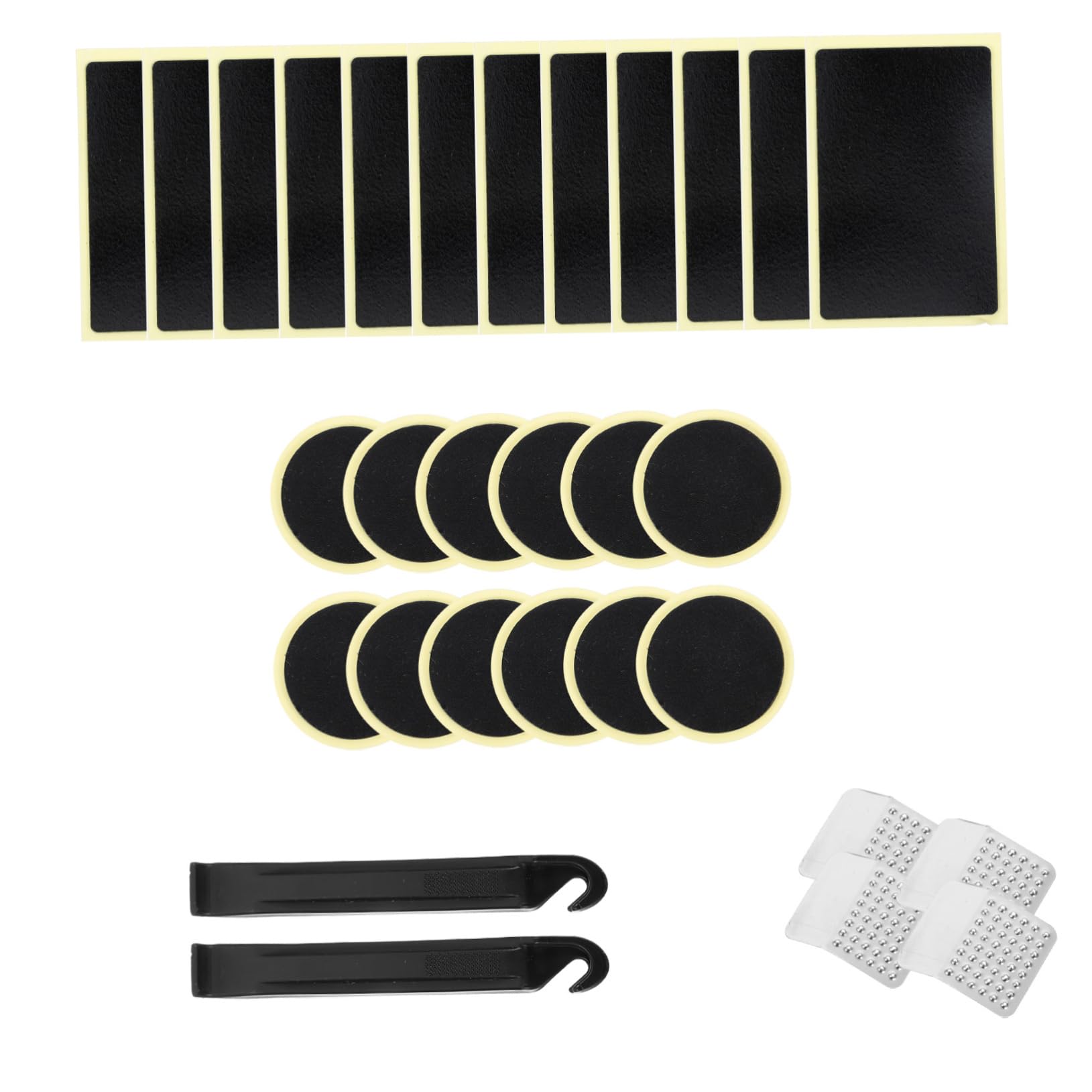 POPETPOP Portable Bike Repair Kit Pcs Tire Repair Tools Glueless Patch Kit Pump for Bicycle