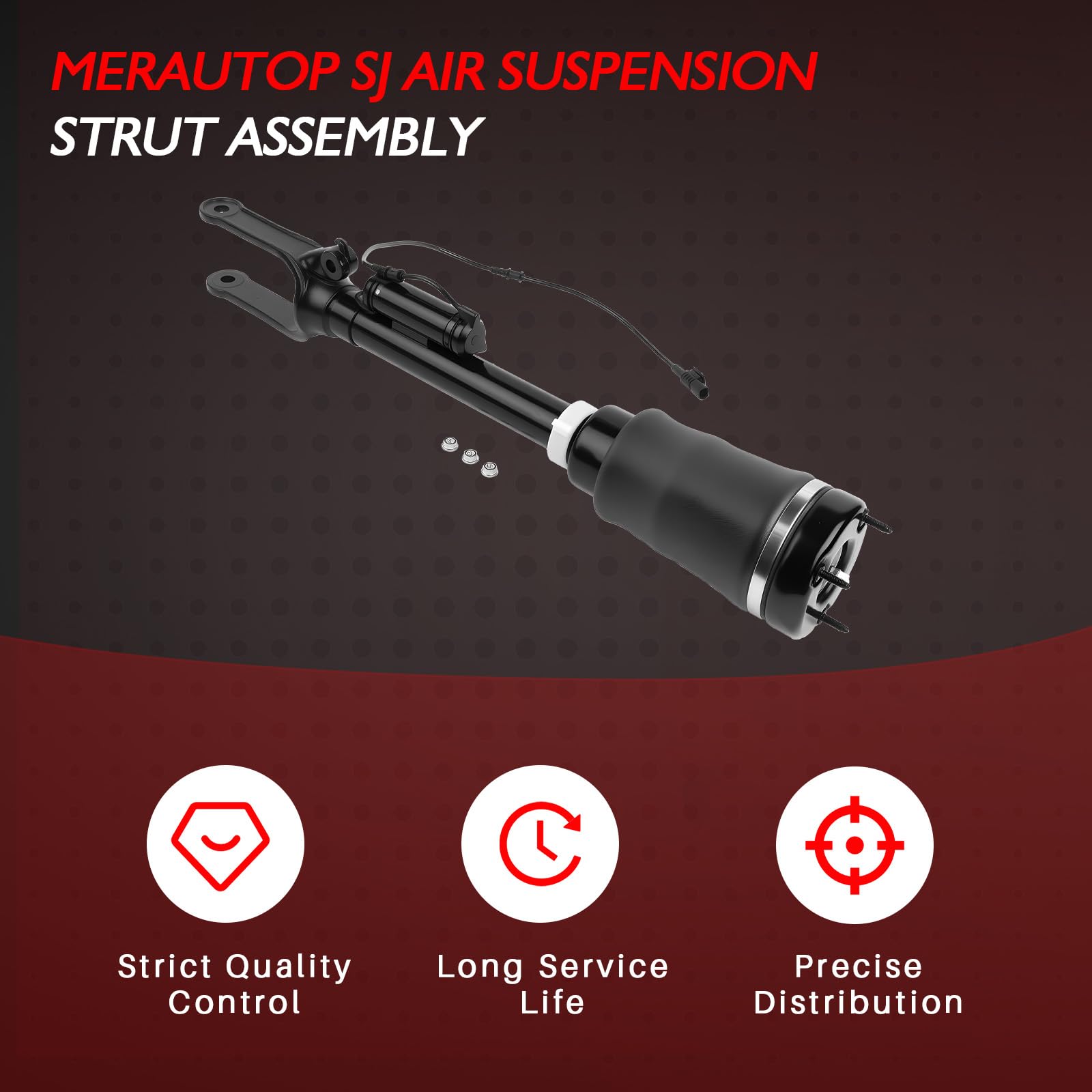 Amortiguador delantero de suspensión neumática con ADS Reemplazo para Clase ML-W164 2005-2012 ML320 ML350 ML450 GL X164 2006-2012 GL320 GL350 GL450 Accesorios de coche Parte # 1643205813