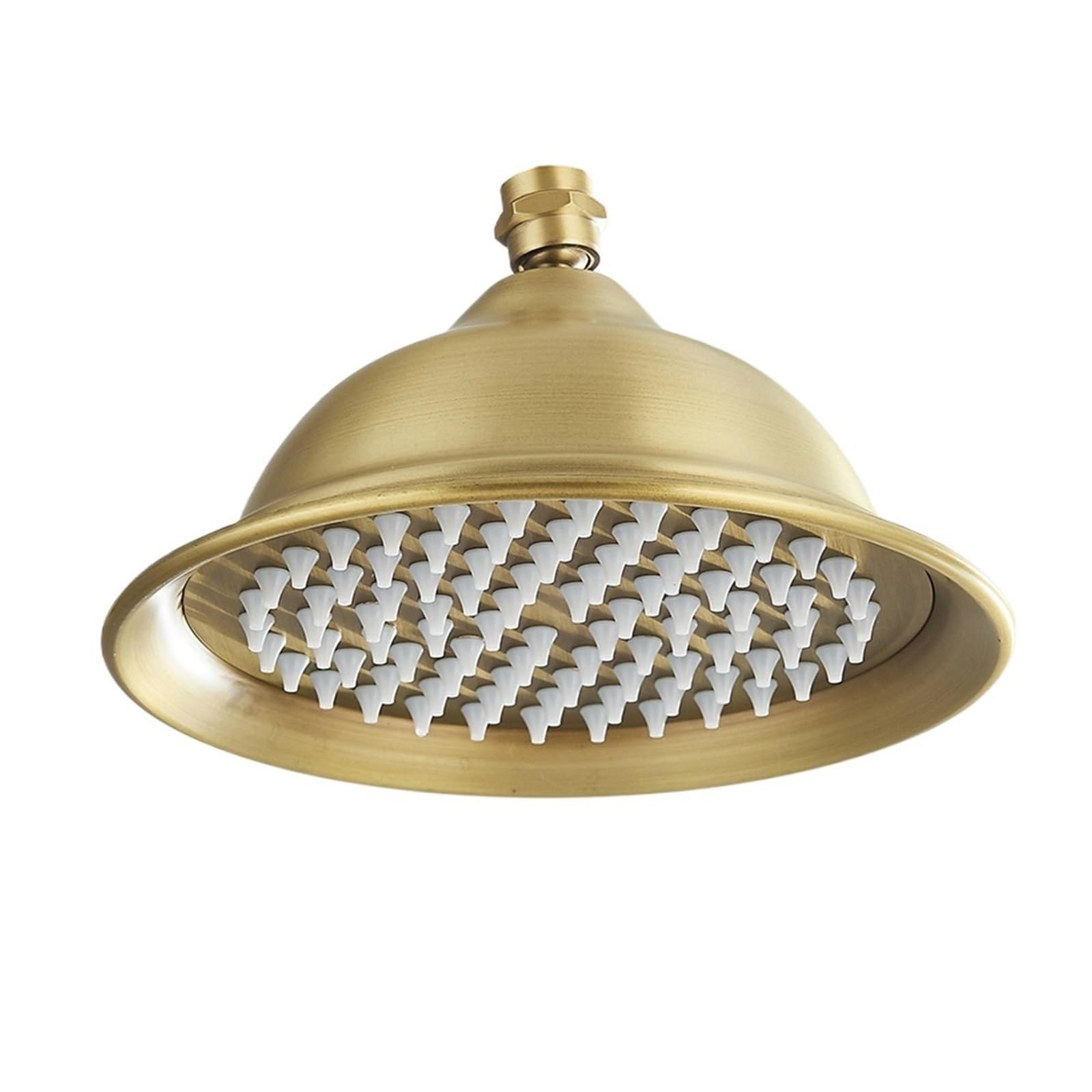 Zymjzbetic Shower Head Brass Golden Rainfall Shower Head Faucet Bathroom Replace Rain Showerhead Antique Accessory(Red)