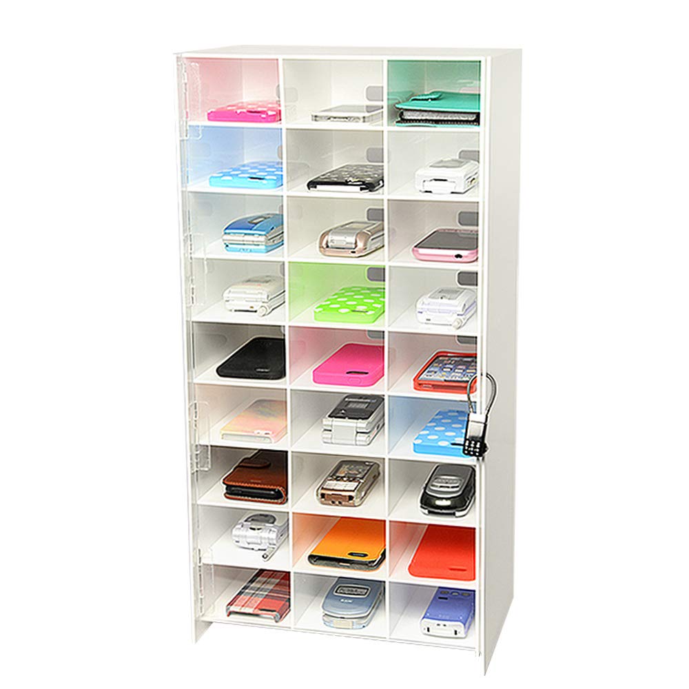 Amazon.co.jp: 【27台用 ダイヤル錠タイプ 背面充電コード穴付 】鍵付 