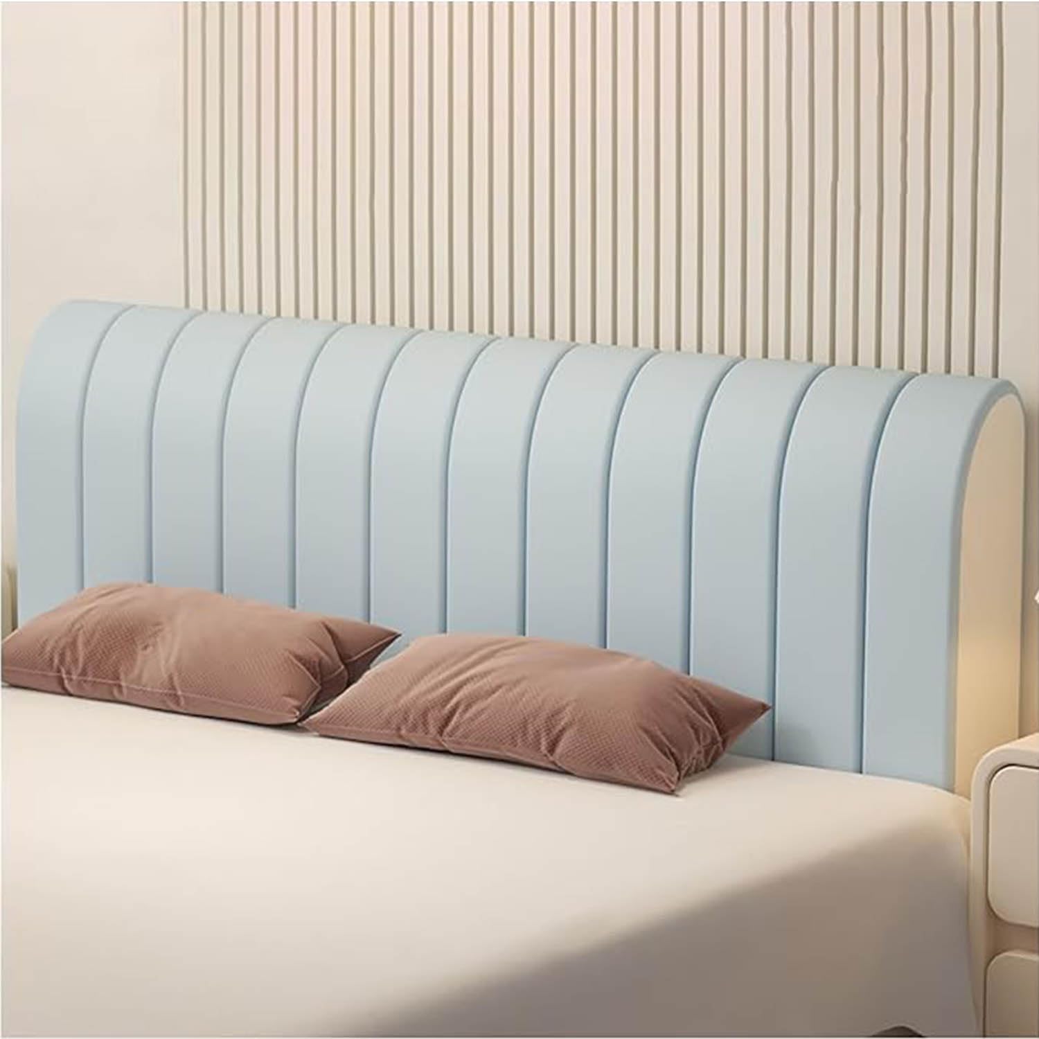 Copertura Per Testiera Per Letto,Copritestata Letto Protezione Da Mobili Fodera Tessuto Di Velluto Di Cristallo Copertura Antipolvere,Antipolvere Lavabile Per Camera Da Letto Decorazione(Size:120cm,Co