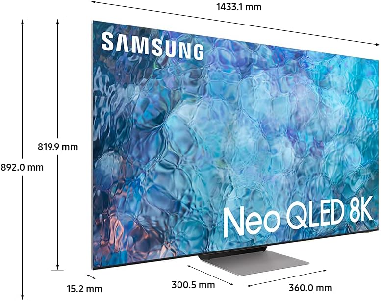 SAMSUNG QE65QN900AATXZT Smart TV 65 Neo QLED 8K, Ultra HD, Processore Neo Quantum 8K con IA, Quantum HDR, OTS Pro, HDMI 2.1, Wi-Fi, Infinity Screen, Stainless Steel, 2021, Alexa, Google Assistant SAMSUNG QE65QN900AATXZT Smart TV 65 Neo QLED 8K, Ultra HD, Processore Neo Quantum 8K con IA, Quantum HDR, OTS Pro, HDMI 2.1, Wi-Fi, Infinity Screen, Stainless Steel, 2021, Alexa, Google Assistant