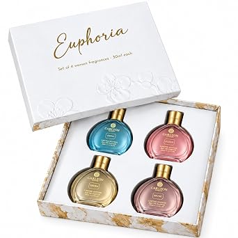 Carlton London Euphoria Perfume Gift Set for Women | Long Lasting, Luxury & Premium Fragrances | Limited Edition | Gift for women | 4 X 30 ml