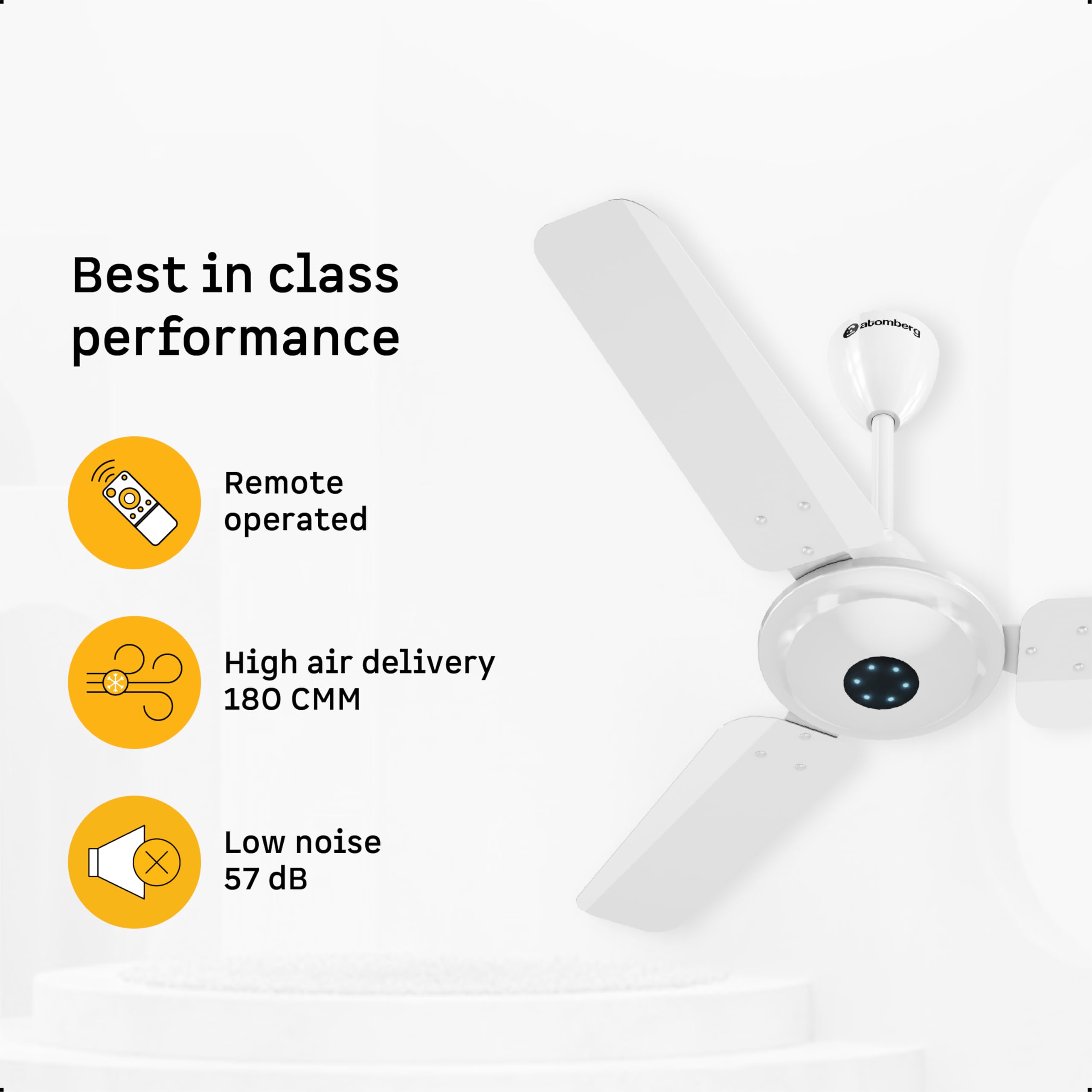 Atomberg Ikano Ceiling Fan - 5 Star Energy Efficient -3