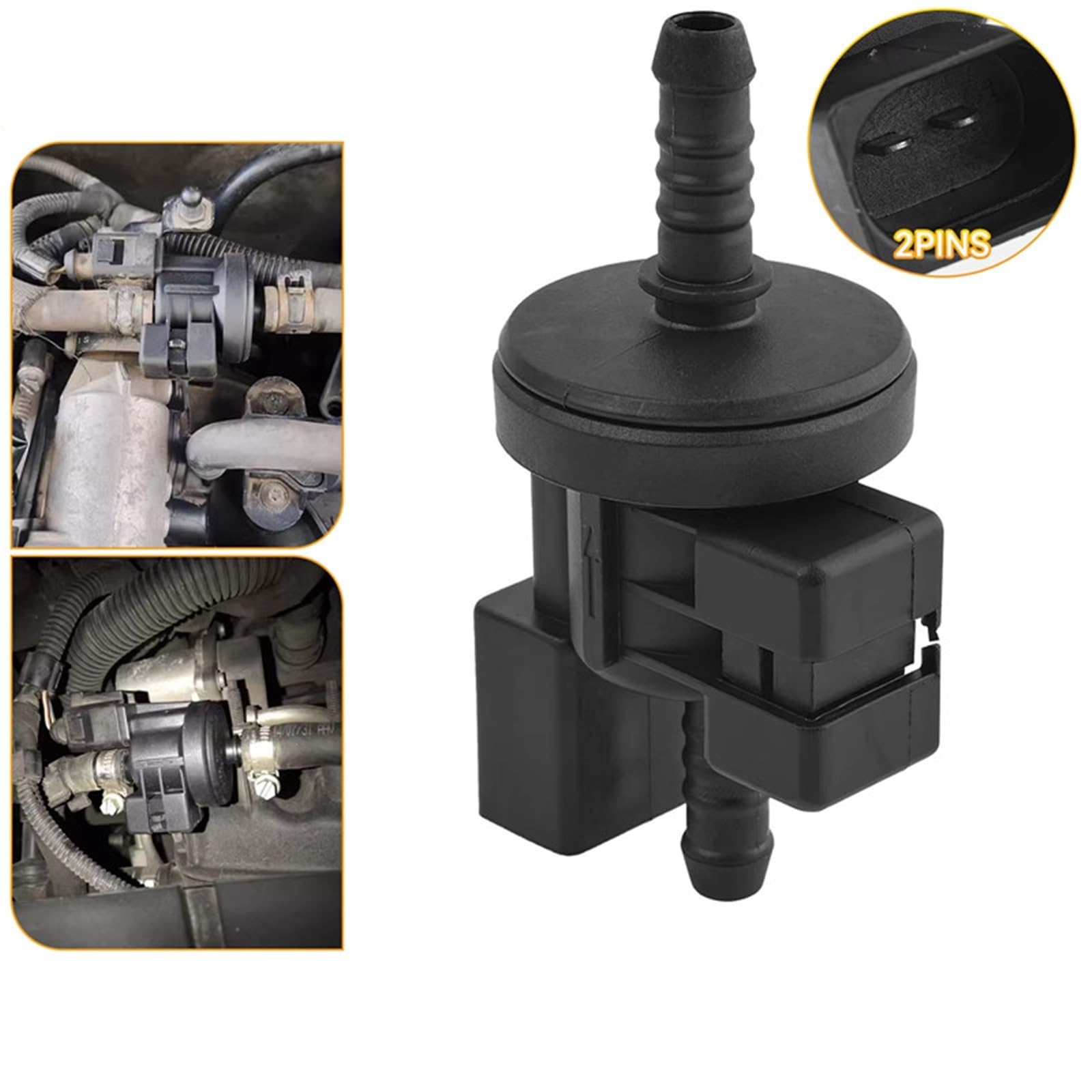 Auto Elettrovalvola Compatibile Con Rs5 2013-2016 Per S5 2008-2012 Per S6 2007-2011 1 Pz Valvola Di Spurgo Del Contenitore Del Vapore Di Controllo Dello Spurgo 06E906517A