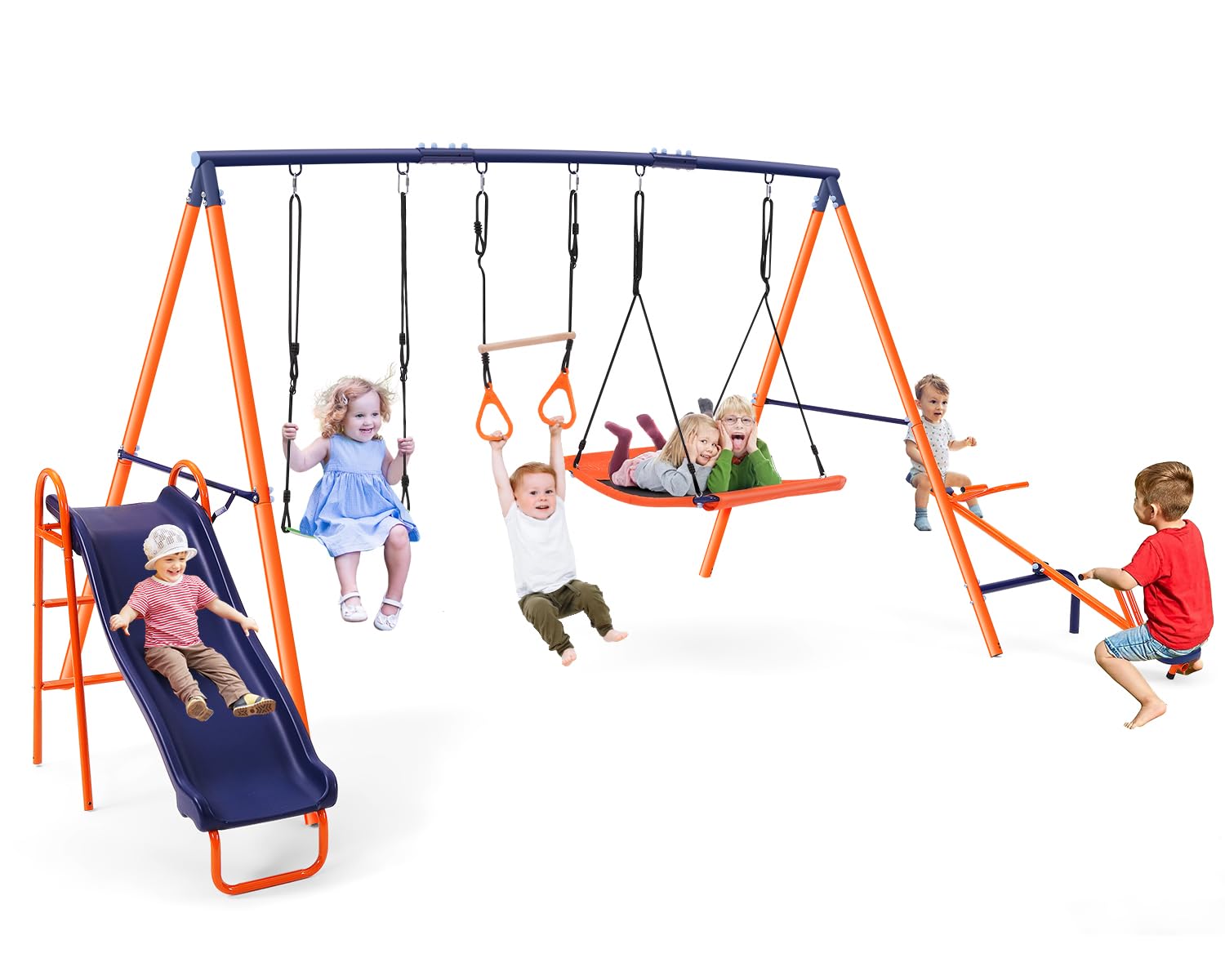 Swing Monster 726 その他練習用品のセット Amazon.com: SIHANM Kids Swing Sets for Backyard 700 lbs - 5 in 1