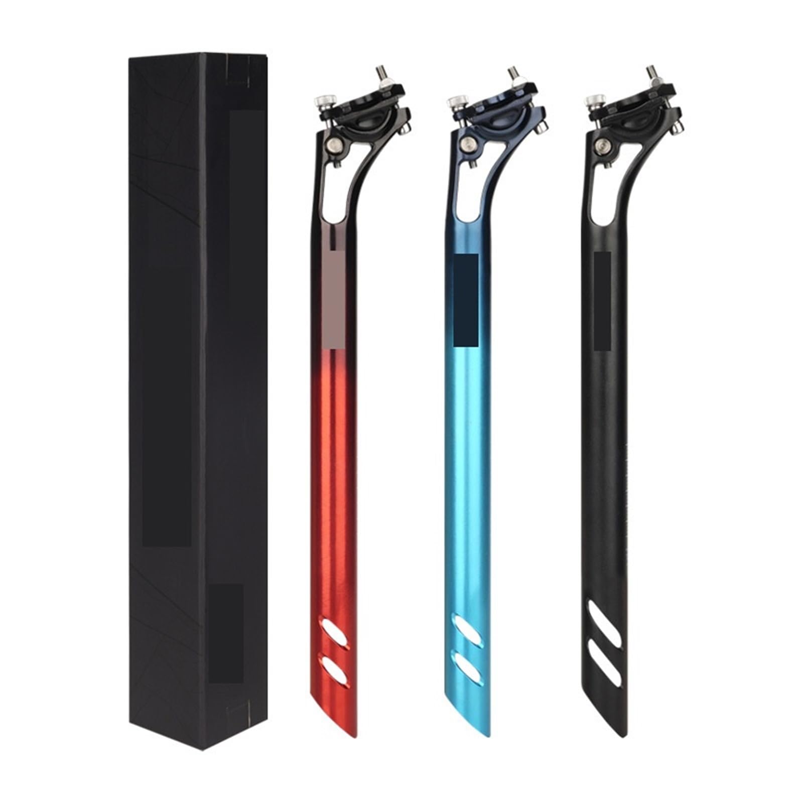 UALXPAO Tige De Selle De Vélo En Alliage D'aluminium, Force De Rebond Réglable, Paramètres Personnalisables Pour VTT, Vélos(25.4mm