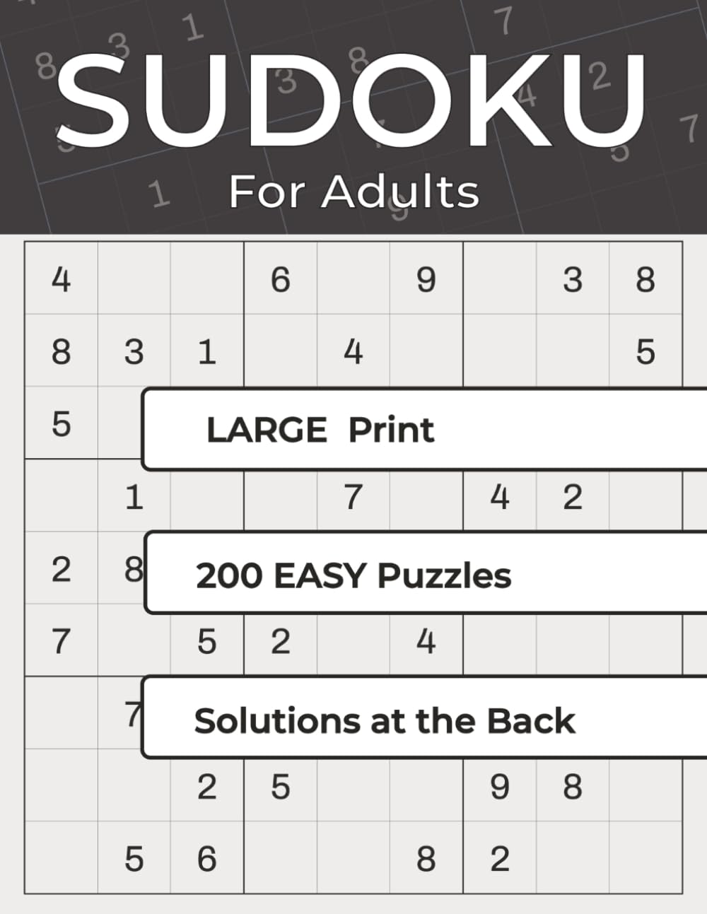 Sudoku Large Print Easy: 200 Easy-to-Read Puzzles for Adults and Seniors · Two Puzzles per Page (200 Sudokus Large Print Puzzle Series)