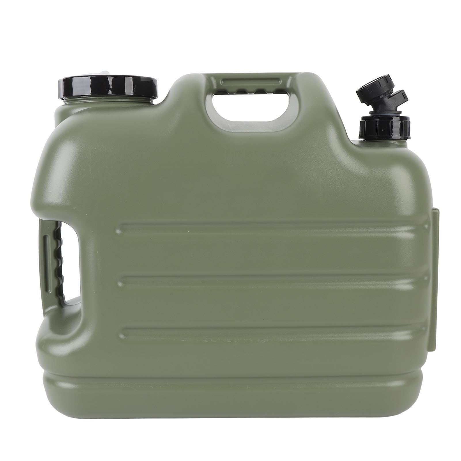 Camping-Wasserbehälter mit Zapfen, verdicktes PE, auslaufsicher, große Kapazität, Camping-Wasserspeicherkrug für Auto im Freien (25L)