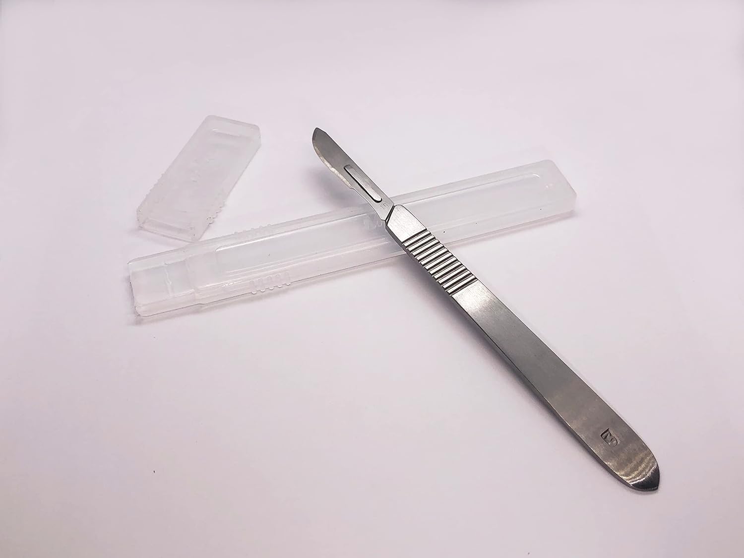 MJW Scalpel handle no.3 with 10 pcs scalpel cutting edge 10 perfect for hobby arts, crafts