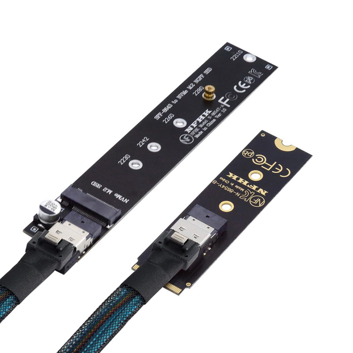 Cablecc NGFF M-Key NVME オス-メス 延長ケーブル SFF Amazon.co.jp: cablecc NGFF M-Key NVME オス-メス 延長ケーブル
