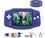 RG 34XX Retro Handheld Game Console Linux 64-bit 3.4 inch IPS Screen 32+64G Card RG 34XX Portable Gaming Console 5000+ Preloaded Games 3500mAh Battery Compatible with WiFi HDMI Bluetooth Indigo