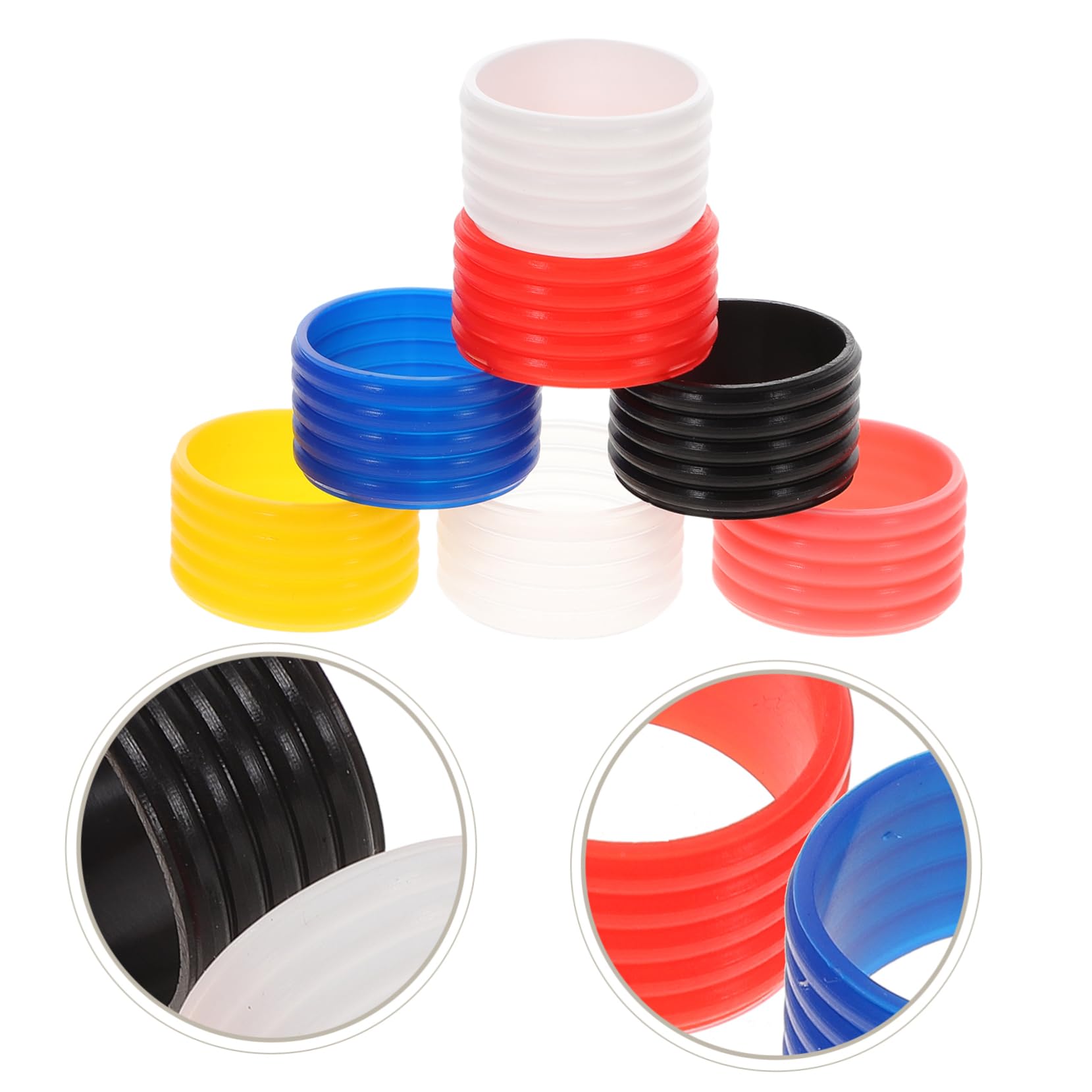 Toddmomy Teiliges Tennisgriffband rutschfeste Für Tennisschläger Und Badmintonschläger Schweißabsorbierend Farben Leuchtend Macarons Transparent