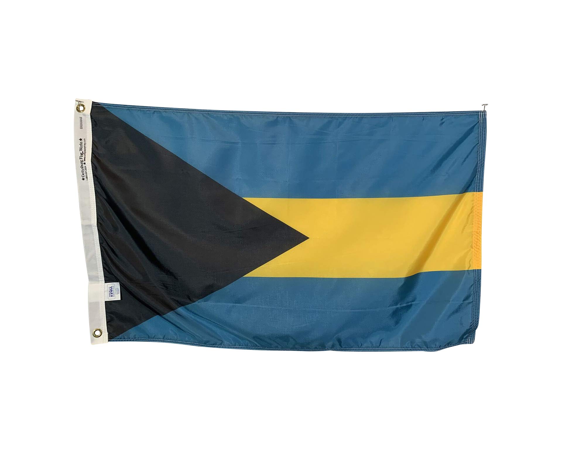 2x3' Bahamas Flag - All Weather Nylon & Reinforced Stitching - Proudly Made in The USA