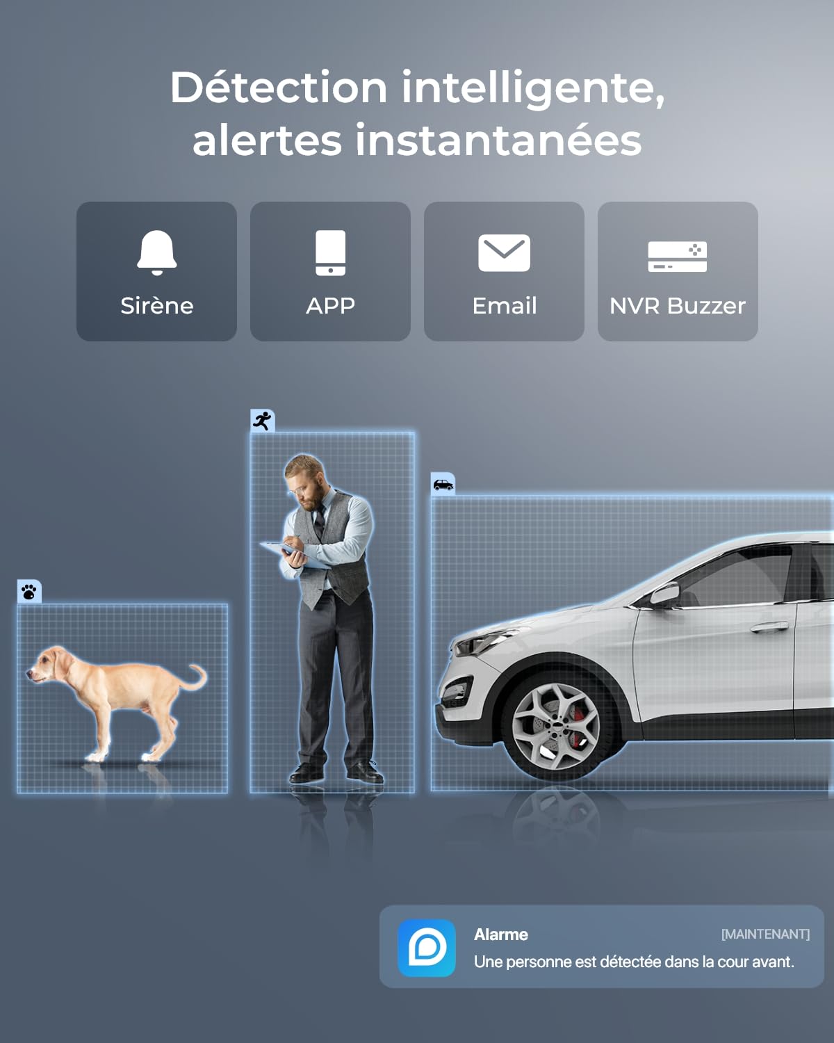 Reolink 4K Kit Caméra Surveillance WiFi 6, Anti-Vandalisme IK10,IP67