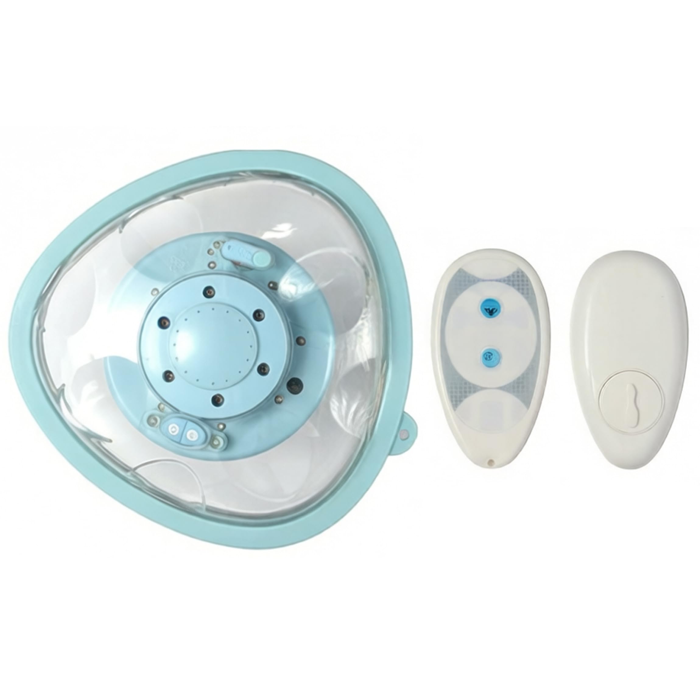 Fontana per piscina ad energia solare, Fontana per piscina telecomandata senza fili con luci a LED RGB, Batteria ricaricabile da 3600 mAh, Solare, Per