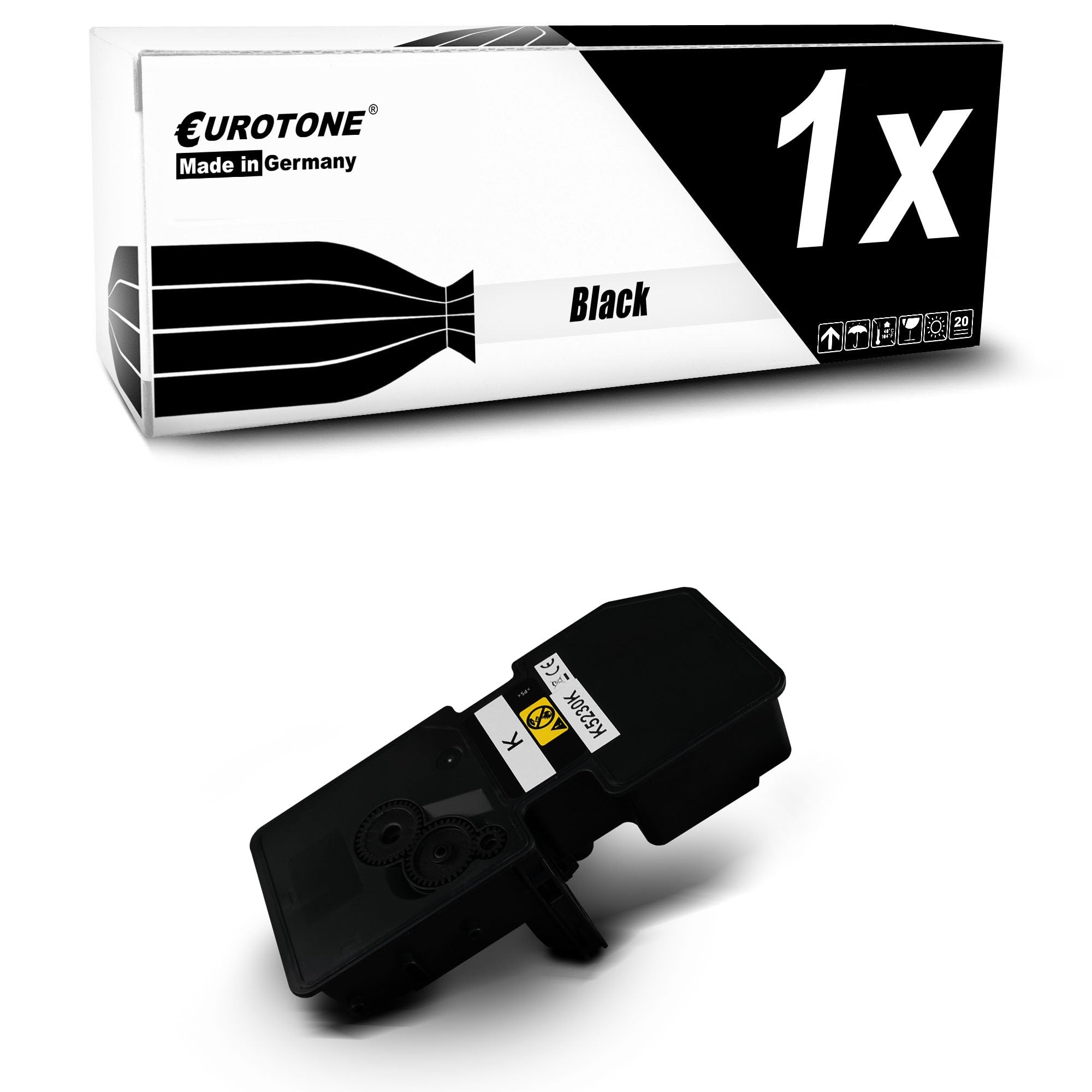 Eurotone Czarny toner kompatybilny jako zamiennik do Utax P-C2566 P-C2650 P-C2655 zastępuje PK5015K