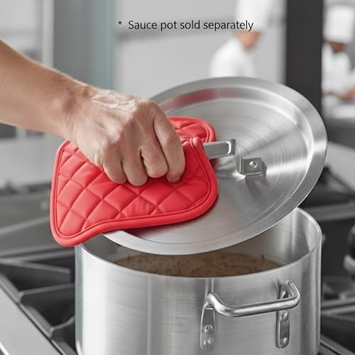 Miniatura 2 de TrueCraftware Tapa de aluminio para olla de salsa de 5 cuartos de diámetro, 9 pulgadas de diámetro x 58 pulgadas de grosor, tapa de olla multiusos