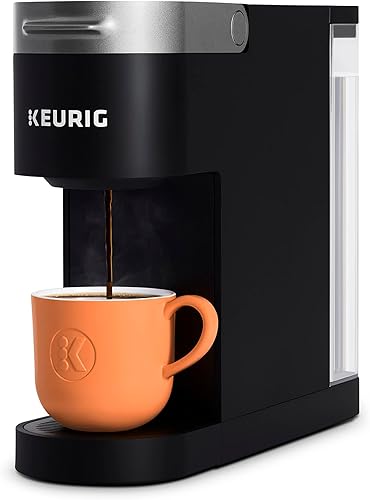 Keurig K-Slim CoffeeFeer, Brewer de café Single Stefer K-CUP POD, 8 a 12oz. Tamaños de preparación, negro