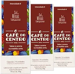 30 Cápsulas Compatível com Nespresso®, Café do Centro, Sul de Minas