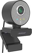 Somikon Laptop Kamera: Autotracking-USB-Webcam mit Full HD, Super-WDR, 120°, Stereo-Mikrofon (USB Camera, Kamera für PC, Überwachungskameras)