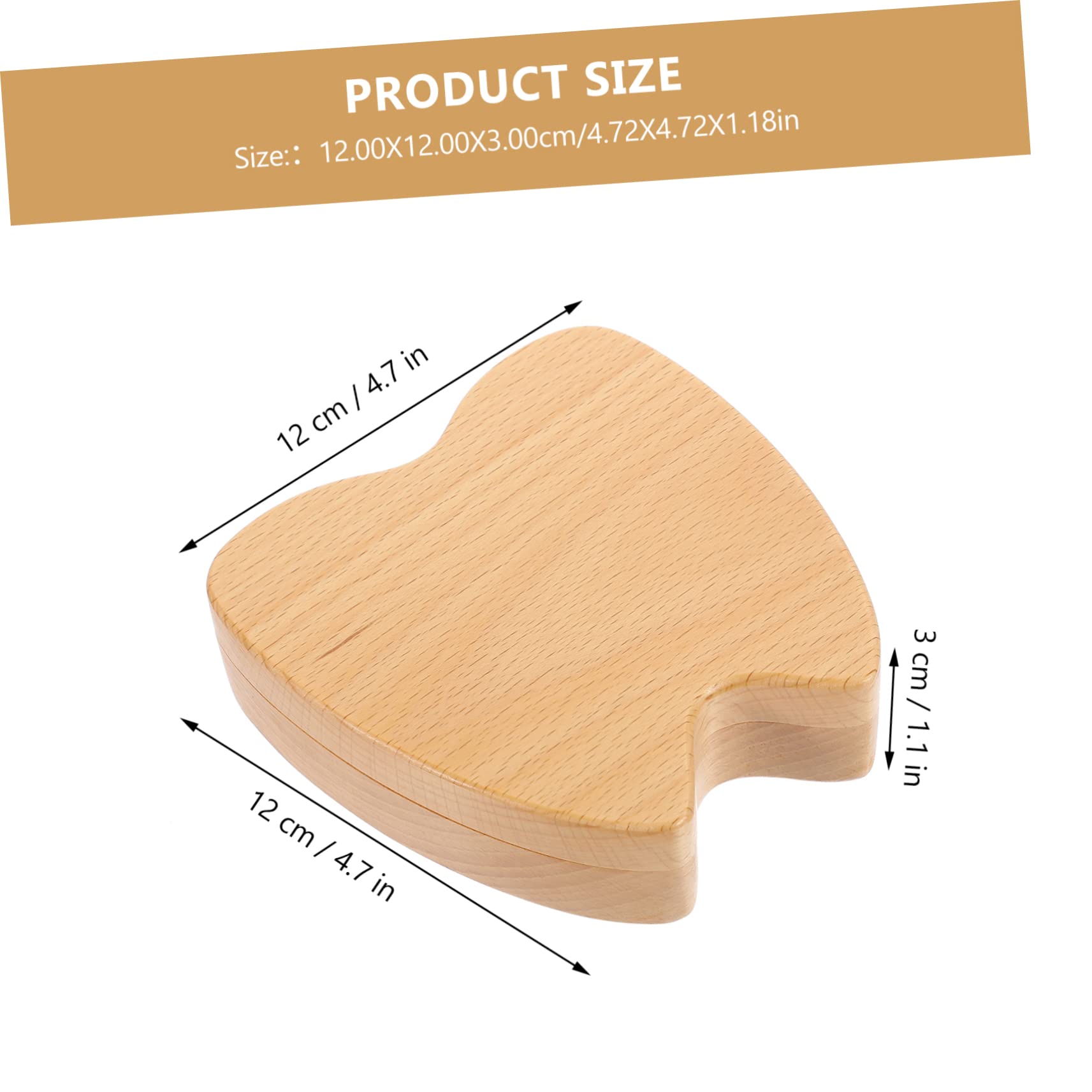 BRIGHTFUFU Wooden Tooth Box Keepsake Container Tooth Holder for Memorable Growth Moments Durable Design present for Boys for Storing Lost Teeth