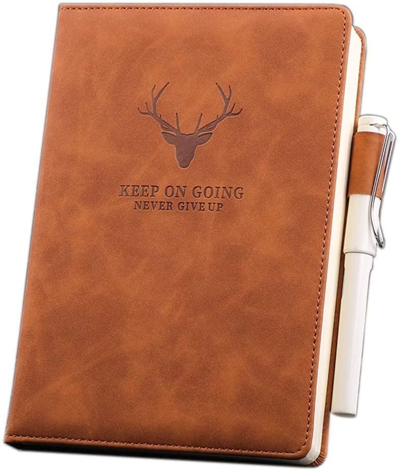 DANNMPX Cuaderno Notebook-Positive and Negative 360-sheet, Adecuado for Business Office People Journal Libreta(C)