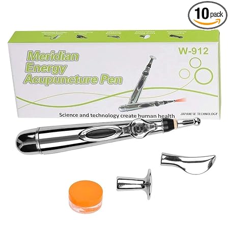 ACP Electronic Acupuncture Meridian Pen For Electric Acupuncture Point Detector Palm Acupressure Therapy Pen For Pain Relief