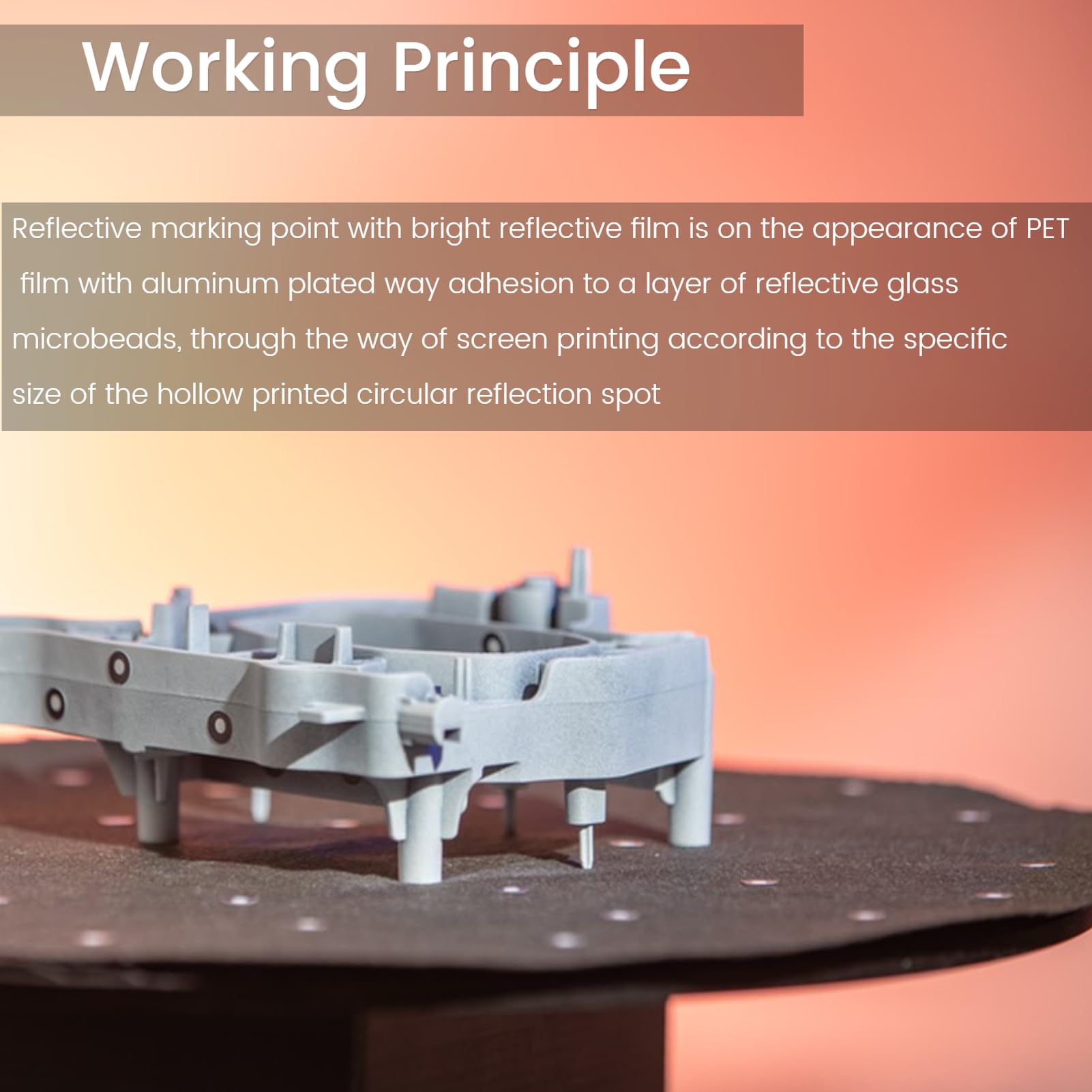 TAITUS 100pcs Points De Marquage De Scanner 3D Magnétique Marqueur Tridimensionnel 12 à L'intérieur Et 18 à L'extérieur, Diamètre Extérieur Total 20, 7 épaisseur