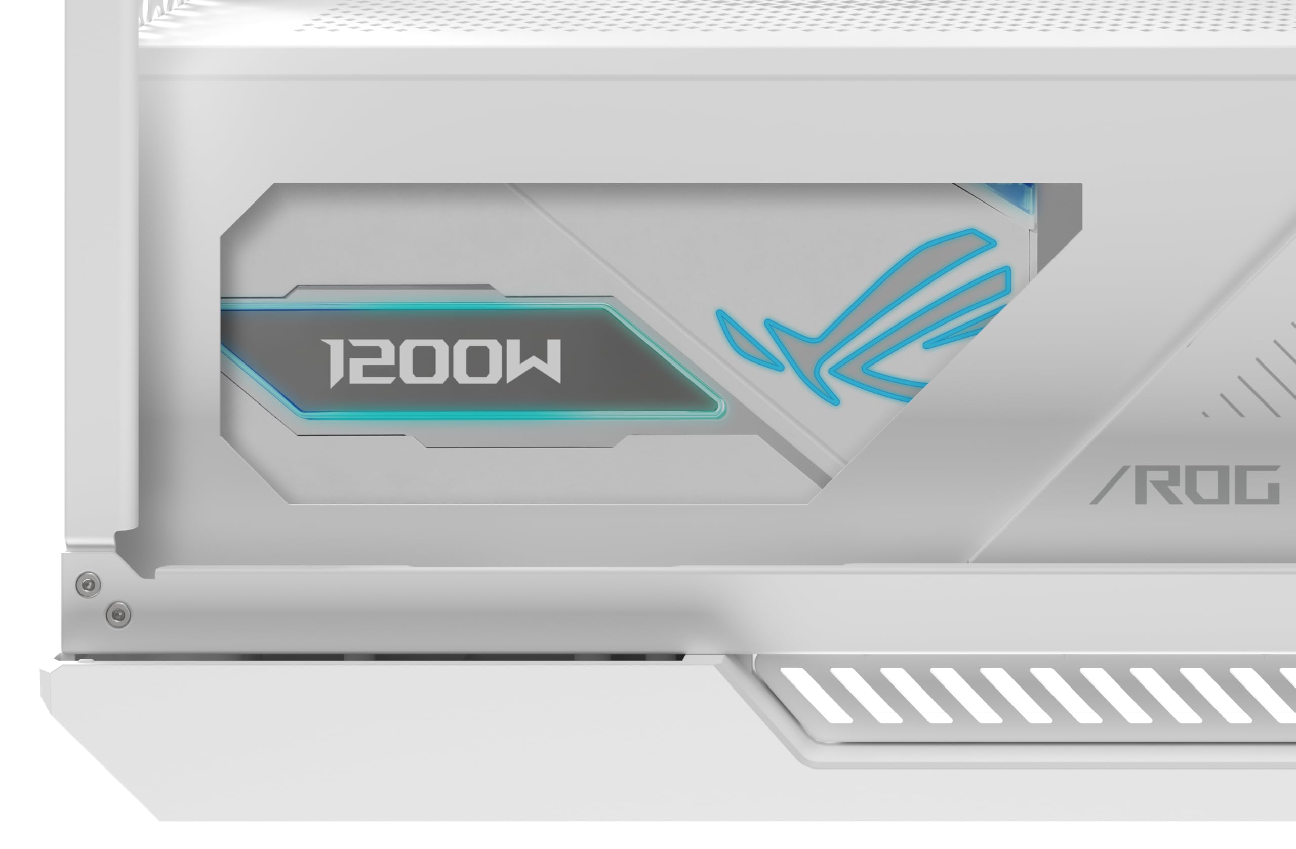ASUS ROG Strix Helios II White Edition EATX - Carcasa para PC de Media Torre para Juegos, con Paneles Laterales de Vidrio Templado duales, Soporte para GPU de hasta 450 mm de Largo, Soportes para