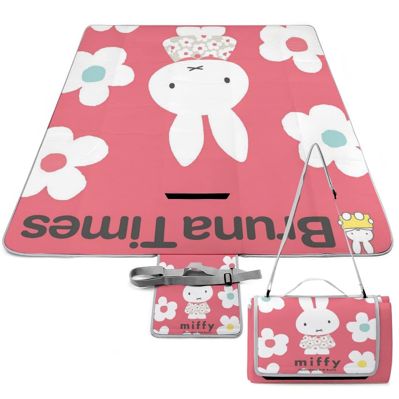 Amazon.co.jp: ミッフィー レジャーシート 厚手 ピクニックシート 遠足