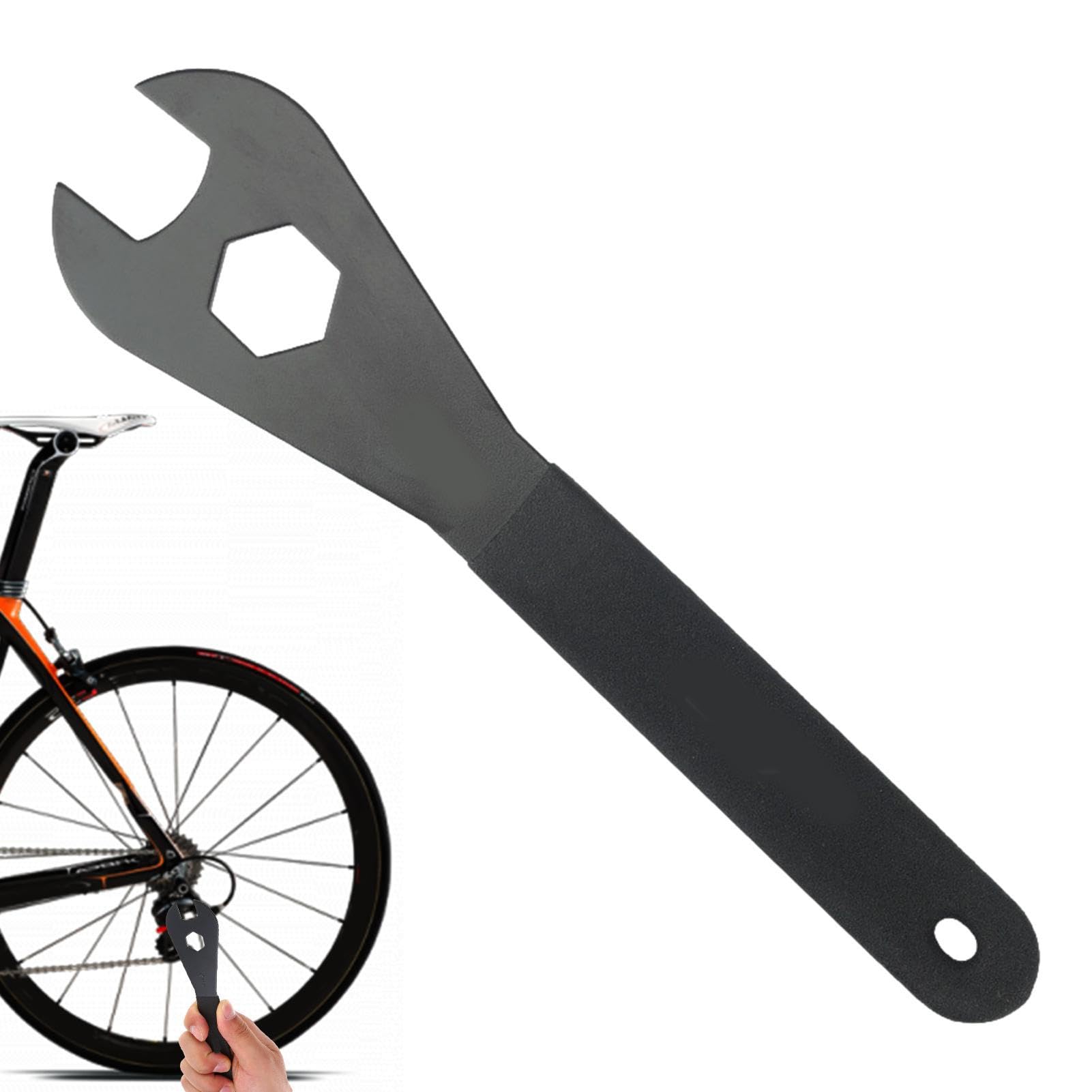 Rianpesn Cone Wrench | Multifunctional 15-19mm Spanner Wrench, Portable Cycling Repair Tool with Anti Slip Handle for Mountain Bikes, Dead Pedals